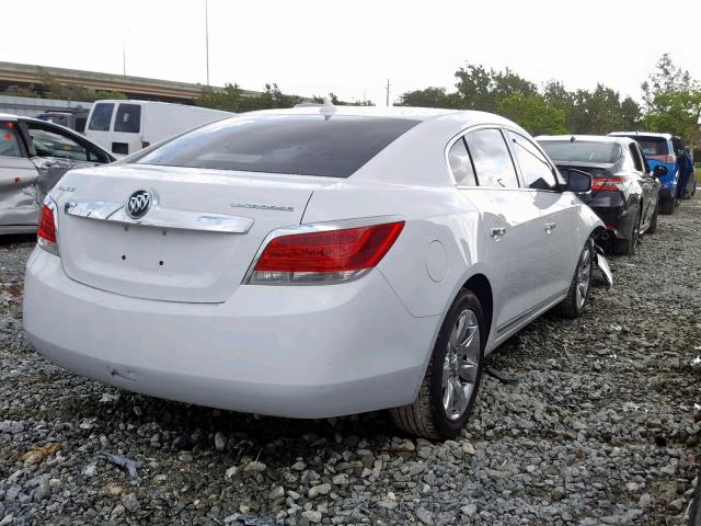 1G4GB5EG1AF135154 - 2010 BUICK LACROSSE C WHITE photo 4