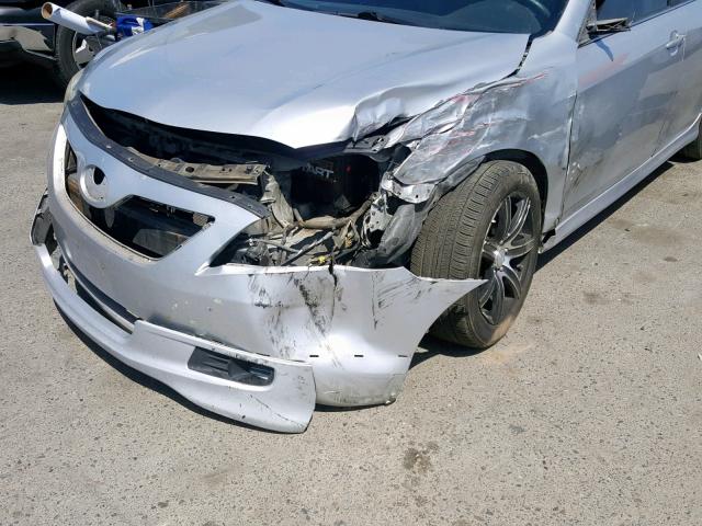 4T1BK46K77U023115 - 2007 TOYOTA CAMRY NEW SILVER photo 9