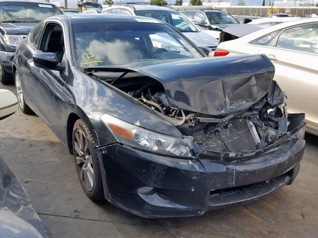 1HGCS22879A009597 - 2009 HONDA ACCORD EXL BLACK photo 1