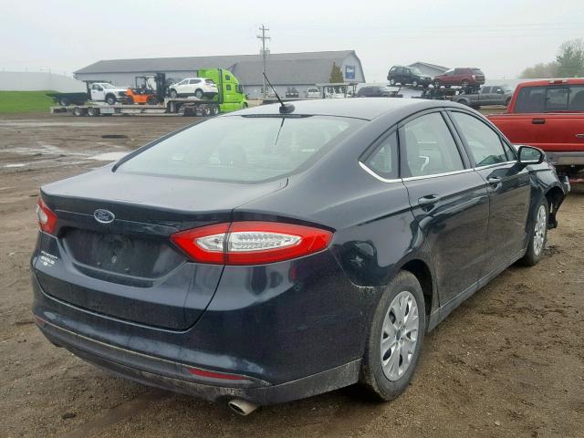 3FA6P0G78ER388925 - 2014 FORD FUSION S BLACK photo 4