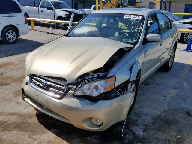 4S4BL62CX67208828 - 2006 SUBARU LEGACY OUT GOLD photo 2