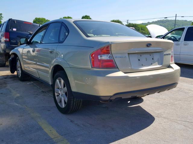 4S4BL62CX67208828 - 2006 SUBARU LEGACY OUT GOLD photo 3