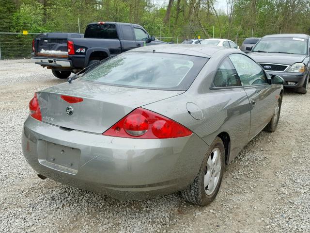 1ZWFT6031X5601874 - 1999 MERCURY COUGAR I4 GREEN photo 4