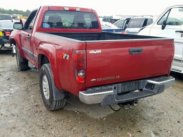 1GCDS146248102536 - 2004 CHEVROLET COLORADO RED photo 3