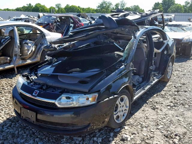 1G8AJ52F94Z217123 - 2004 SATURN ION LEVEL BLACK photo 2