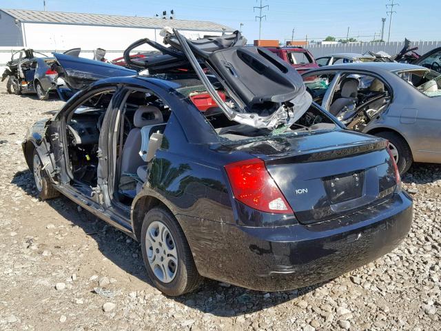 1G8AJ52F94Z217123 - 2004 SATURN ION LEVEL BLACK photo 3