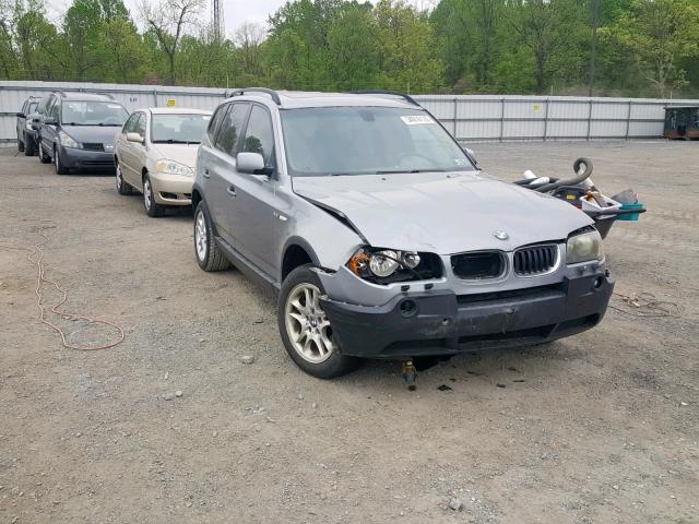 WBXPA73434WC44320 - 2004 BMW X3 2.5I GRAY photo 1