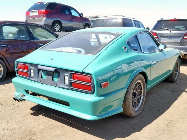 HLS30202868 - 1975 DATSUN 280Z GREEN photo 4