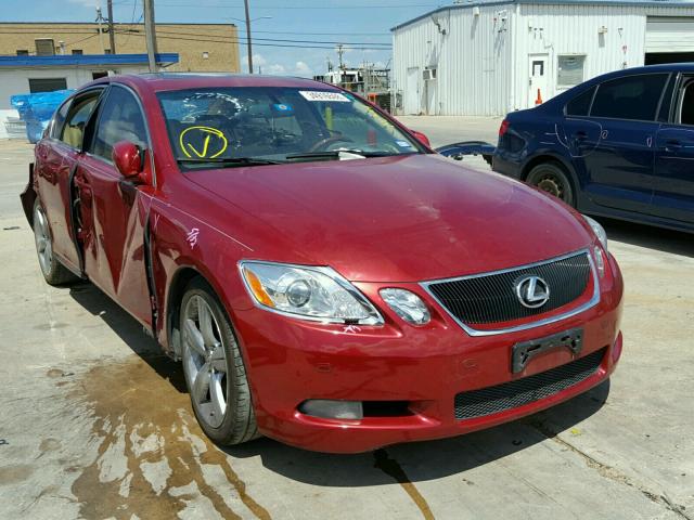 JTHBN96S665015135 - 2006 LEXUS GS GENERAT RED photo 1