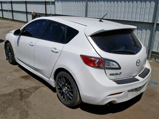 JM1BL1K62B1430312 - 2011 MAZDA 3 S WHITE photo 3