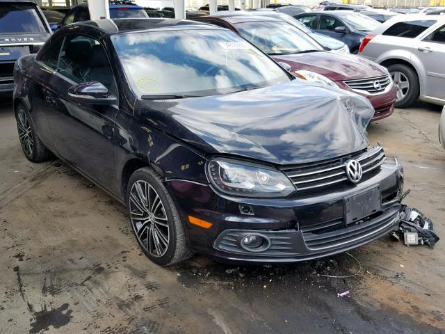 WVWBW8AH1DV005632 - 2013 VOLKSWAGEN EOS KOMFOR BLACK photo 1