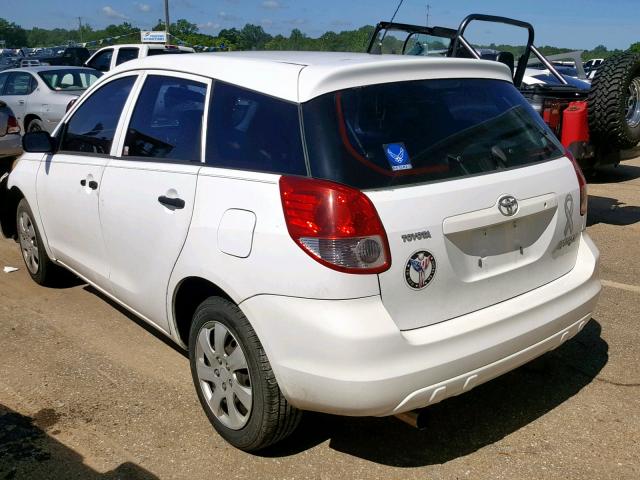 2T1KR32E54C240598 - 2004 TOYOTA MATRIX WHITE photo 3