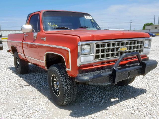 CKL14AF358302 - 1980 CHEVROLET 1/2 TON RED photo 1