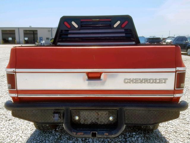 CKL14AF358302 - 1980 CHEVROLET 1/2 TON RED photo 6