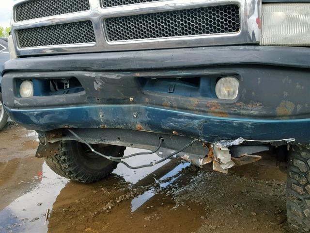 3B7KF23Z7VG747904 - 1997 DODGE RAM 2500 GREEN photo 9