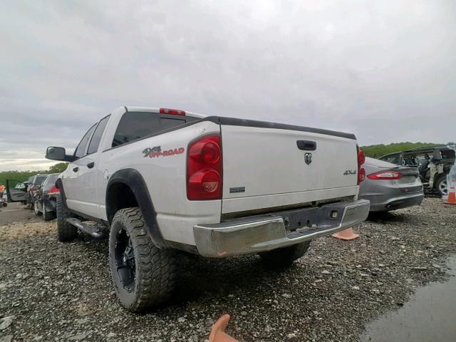 3D7KS28L39G526649 - 2009 DODGE RAM 2500 WHITE photo 3