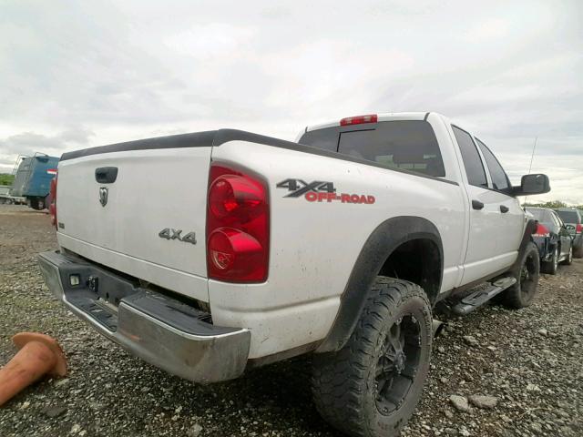 3D7KS28L39G526649 - 2009 DODGE RAM 2500 WHITE photo 4