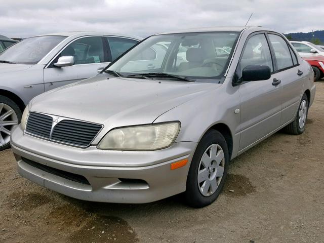 JA3AJ26E22U046231 - 2002 MITSUBISHI LANCER ES GOLD photo 2