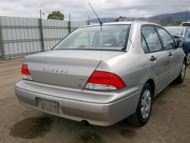 JA3AJ26E22U046231 - 2002 MITSUBISHI LANCER ES GOLD photo 4