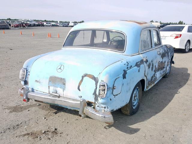 7515951 - 1957 MERCEDES-BENZ 190 BLUE photo 4