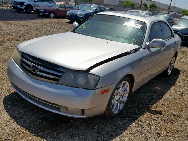 JNKAY41E83M000497 - 2003 INFINITI M45 SILVER photo 2