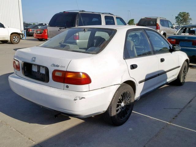 JHMEG8641SS035436 - 1995 HONDA CIVIC DX WHITE photo 4