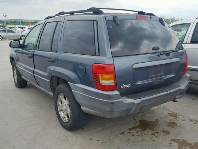 1J4GX48S91C705705 - 2001 JEEP GRAND CHER GRAY photo 3