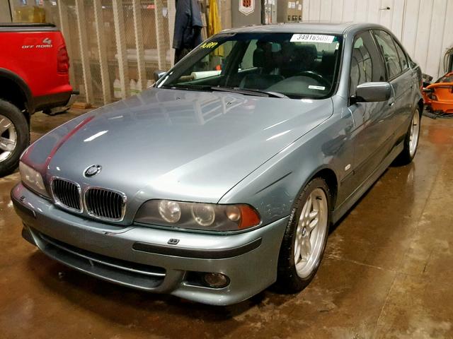 WBADN63403GN89709 - 2003 BMW 540 I AUTO GREEN photo 2