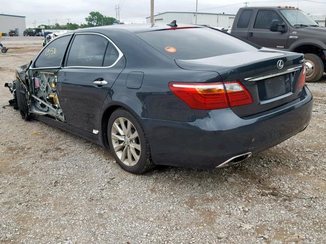 JTHDL5EF3B5004034 - 2011 LEXUS LS 460L GRAY photo 3