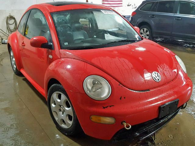 3VWCP21C53M403564 - 2003 VOLKSWAGEN NEW BEETLE წითელი ფოტო 1