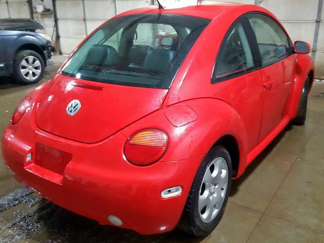 3VWCP21C53M403564 - 2003 VOLKSWAGEN NEW BEETLE წითელი ფოტო 4
