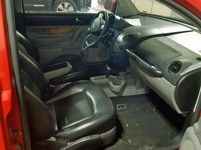 3VWCP21C53M403564 - 2003 VOLKSWAGEN NEW BEETLE წითელი ფოტო 5