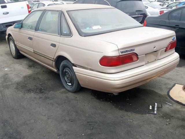 1FALP5240PG253493 - 1993 FORD TAURUS GL TAN photo 3