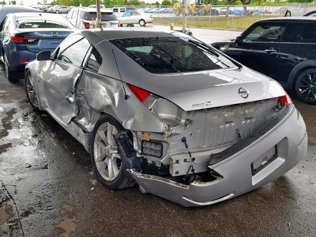 JN1AZ34EX6M350421 - 2006 NISSAN 350Z COUPE SILVER photo 3