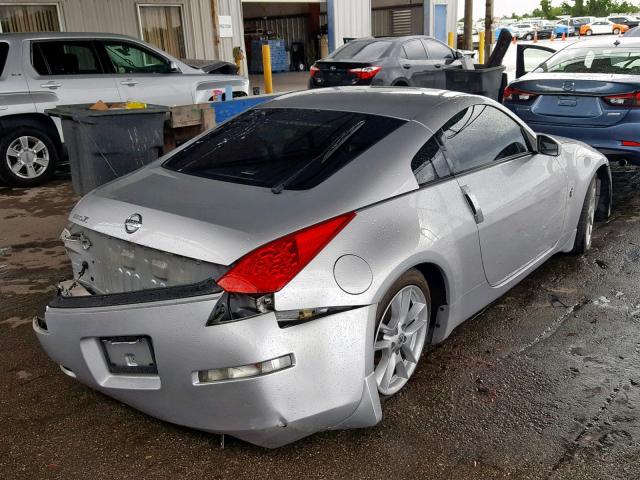 JN1AZ34EX6M350421 - 2006 NISSAN 350Z COUPE SILVER photo 4