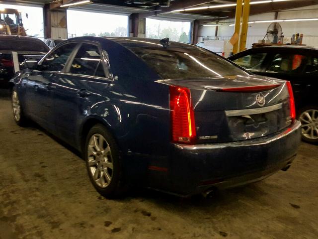 1G6DT57V890166497 - 2009 CADILLAC CTS HI FEA BLUE photo 3