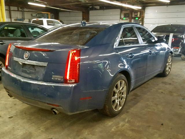 1G6DT57V890166497 - 2009 CADILLAC CTS HI FEA BLUE photo 4