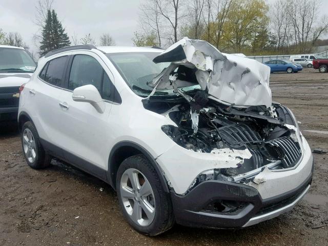 KL4CJESB1GB600444 - 2016 BUICK ENCORE WHITE photo 1