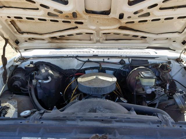 1GCEK14H5BJ124753 - 1981 CHEVROLET K10 WHITE photo 7