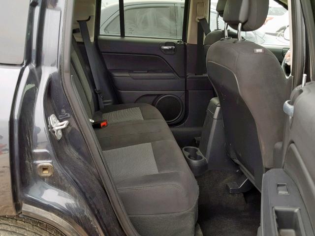 1C4NJDBB1GD566647 - 2016 JEEP COMPASS SP BLACK photo 6