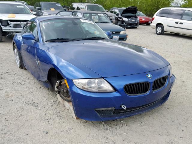 4USDU53587LV34540 - 2007 BMW Z4 3.0SI BLUE photo 1