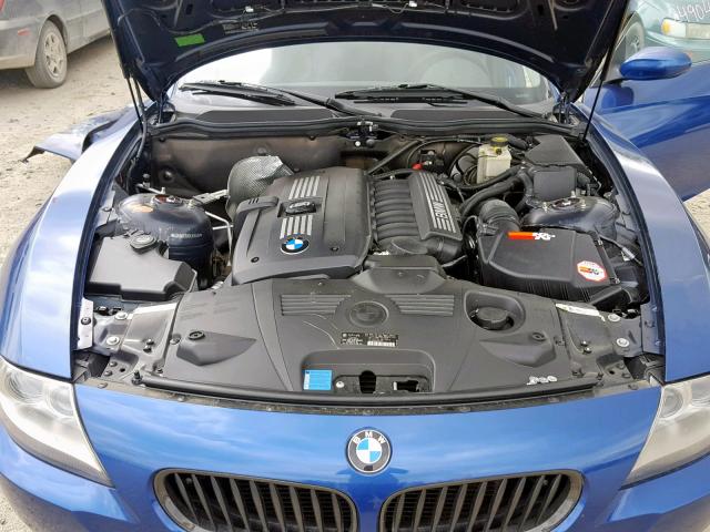 4USDU53587LV34540 - 2007 BMW Z4 3.0SI BLUE photo 7