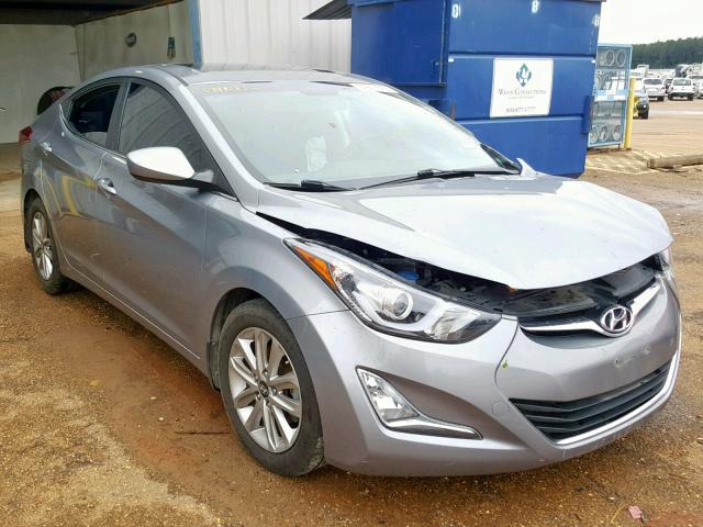 KMHDH4AE0FU251593 - 2015 HYUNDAI ELANTRA SE GRAY photo 1