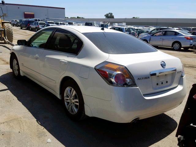 1N4CL2AP4BC107734 - 2011 NISSAN ALTIMA HYB WHITE photo 3