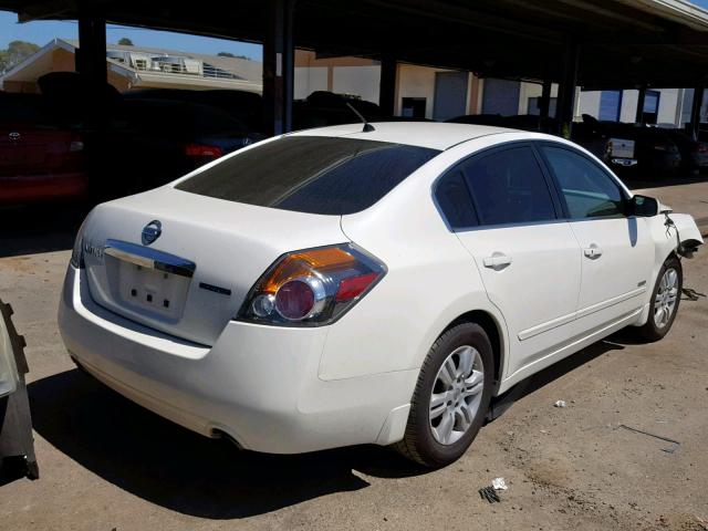 1N4CL2AP4BC107734 - 2011 NISSAN ALTIMA HYB WHITE photo 4