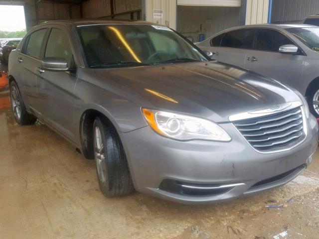 1C3CCBAB1CN318267 - 2012 CHRYSLER 200 LX GRAY photo 1