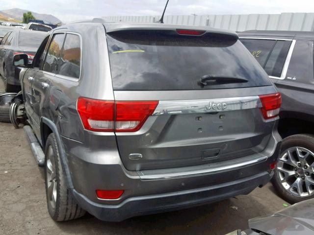 1C4RJECG2CC180420 - 2012 JEEP GRAND CHER GRAY photo 3