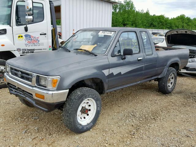 JT4VN13D1N5087977 - 1992 TOYOTA PICKUP 1/2 GRAY photo 2