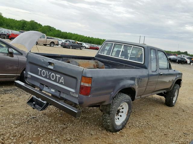 JT4VN13D1N5087977 - 1992 TOYOTA PICKUP 1/2 GRAY photo 4