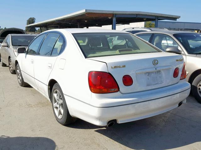 JT8BD69SX30191191 - 2003 LEXUS GS 300 WHITE photo 3